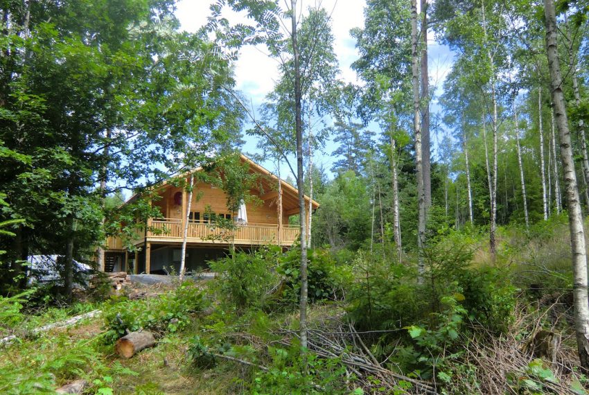 Südseite vom Haus Biberbau