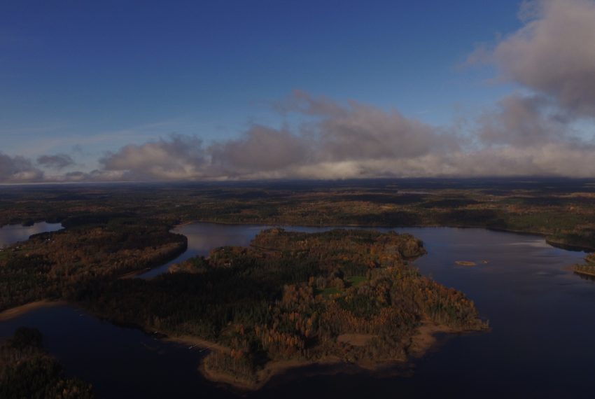 Die Halbinsel Kianäs aus ca. 450 m Höhe