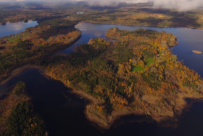 Die Halbinsel Kianäs aus 450 m Höhe