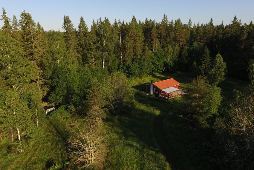 Das Ölandhaus in der Abendsonne