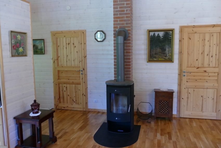 Kaminofen im Wohnzimmer