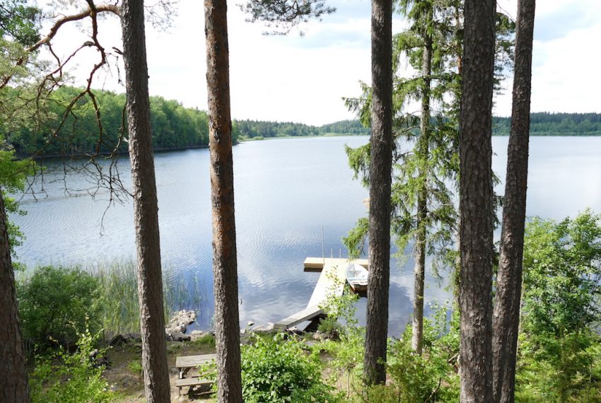 Ein wahnsinniger Ausblick auf den See von der Terrasse