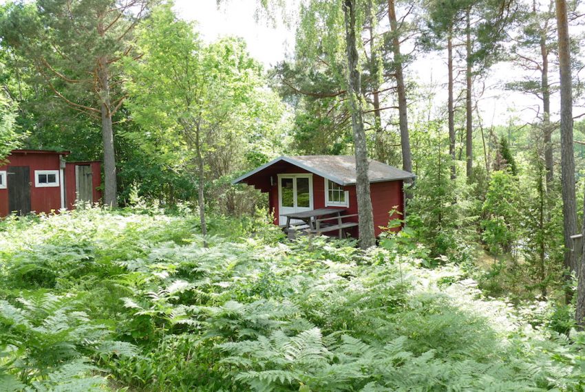 Die Sauna im separaten Gebäude mit Seeblick
