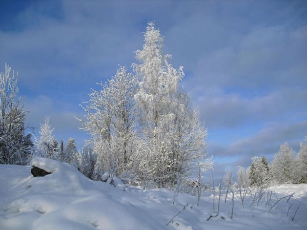 Winter in Südschweden smaland